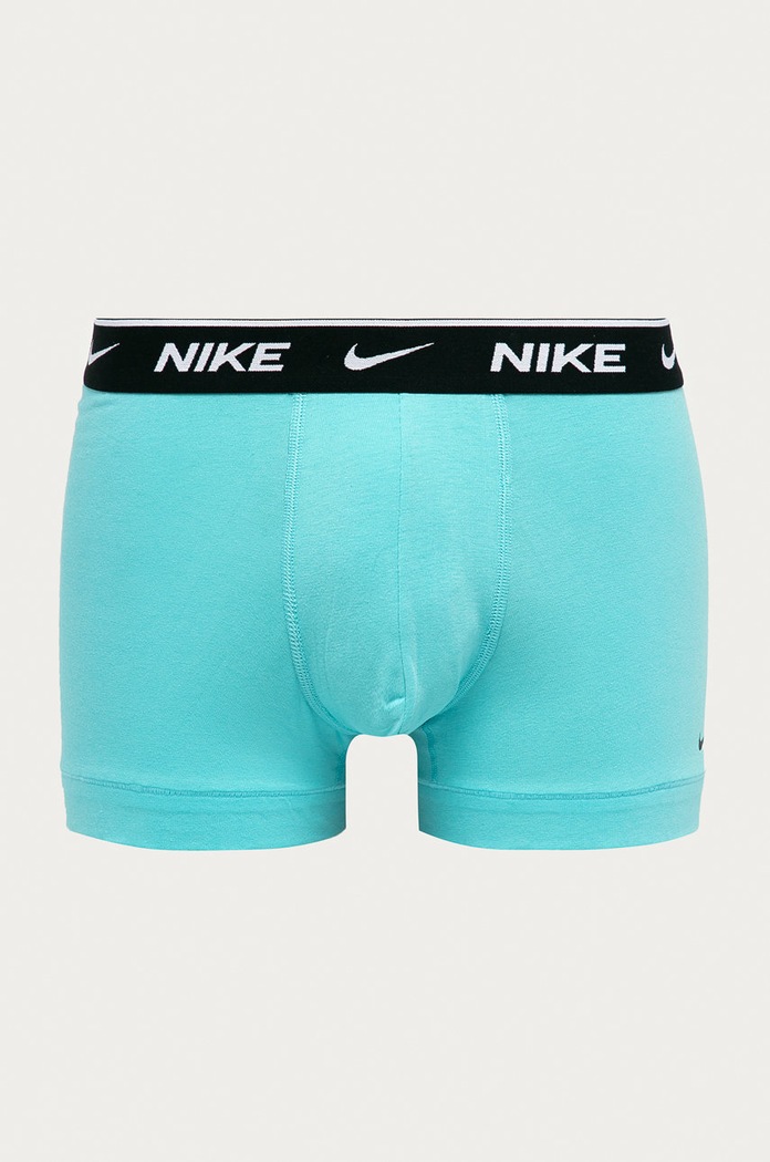 Odzież Nike bokserki dopasowane męskie bawełniane z elastanem 3-pack KE1008 turkusowy