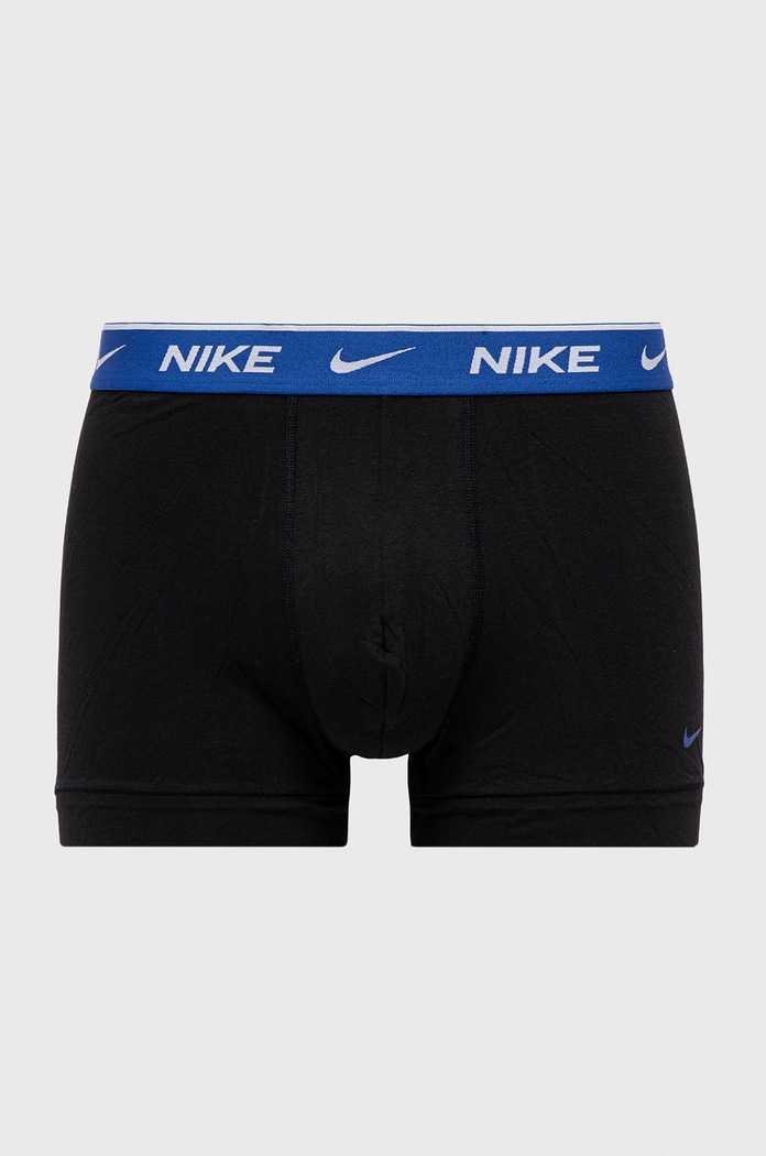 Nike priliehavé boxerky pánske bavlnené s elastanom 3-pak KE1008 čierna AA00