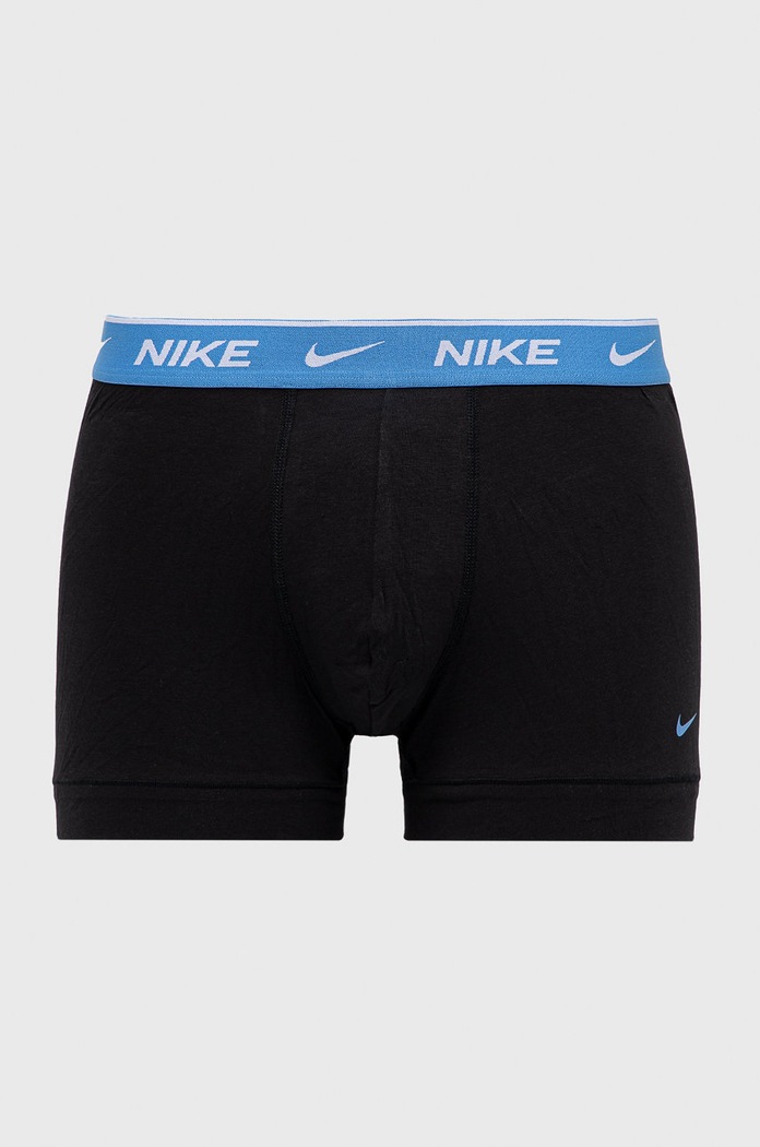 Nike priliehavé boxerky pánske bavlnené s elastanom 3-pak čierna KE1008