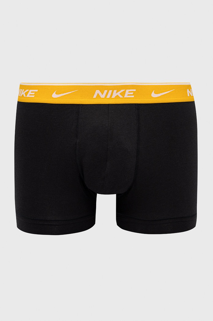 Nike priliehavé boxerky pánske bavlnené s elastanom 3-pak KE1008 čierna AA00
