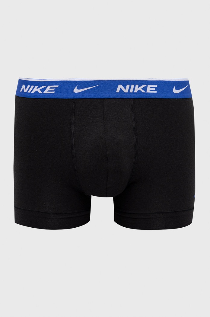 Oblečenie Nike priliehavé boxerky pánske bavlnené s elastanom 3-pak KE1008 čierna