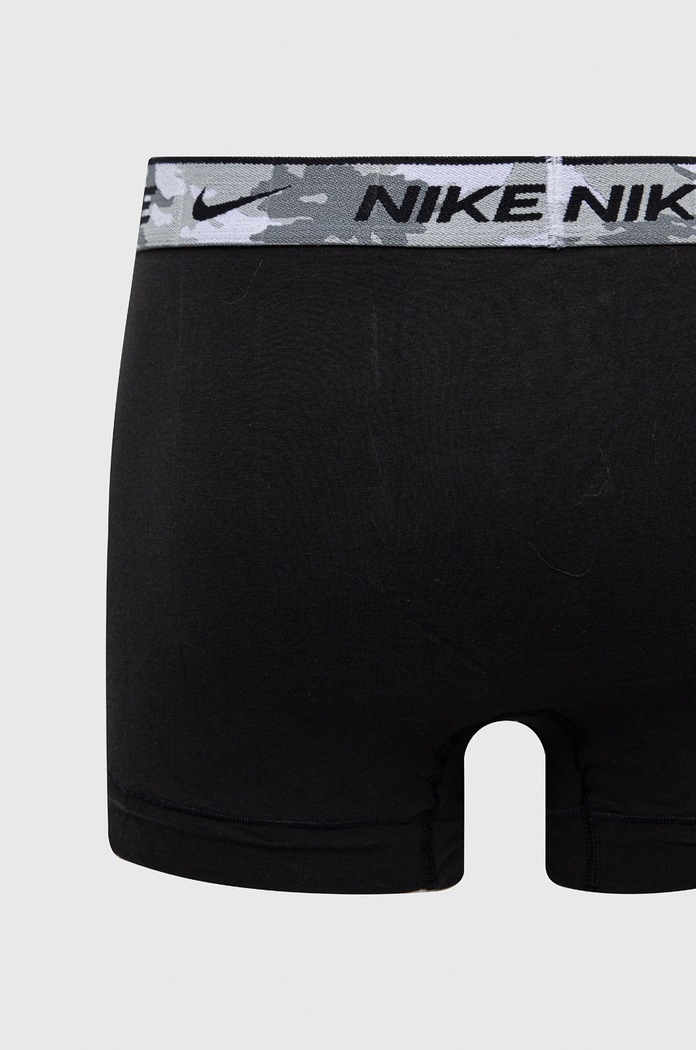 Oblečení Nike Přiléhavé boxerky pánské bavlněné s elastanem 3-pack KE1008 černá