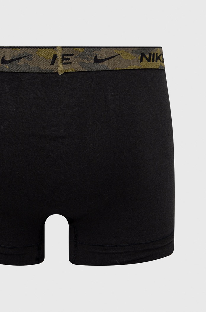 Přiléhavé boxerky pánské bavlněné s elastanem 3-pack Nike KE1008 černá
