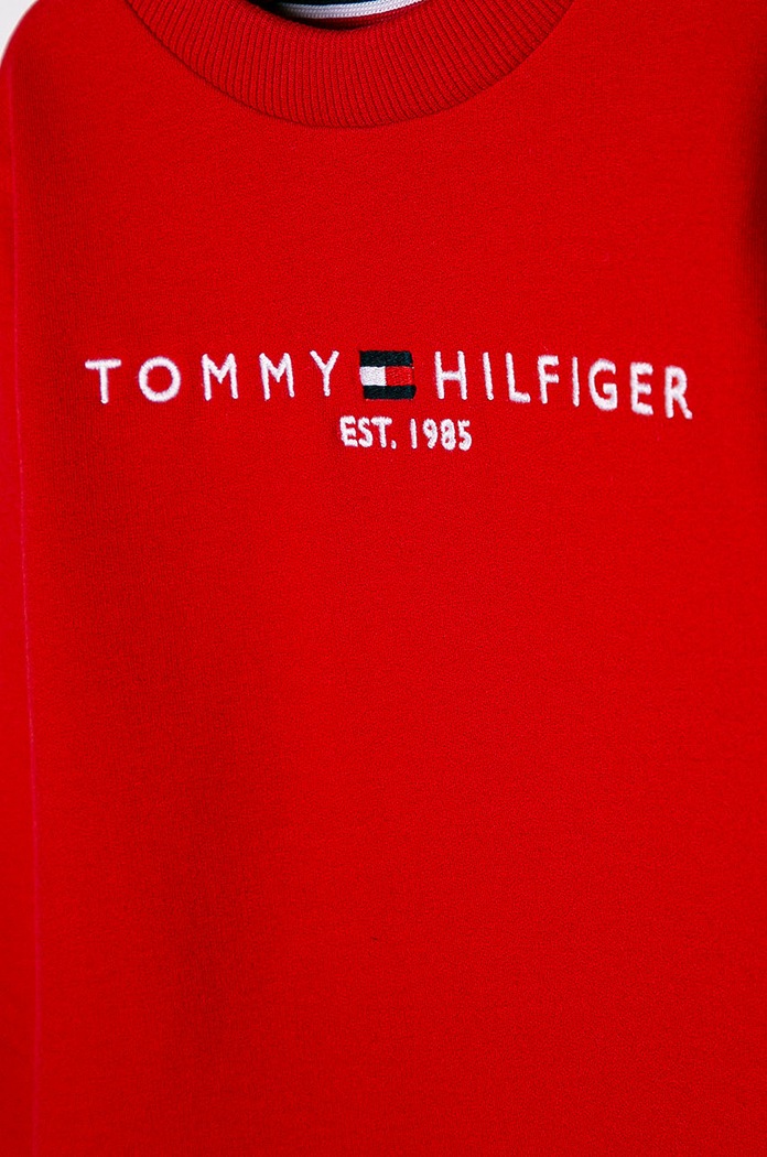 Chlapec Tommy Hilfiger - Detská mikina 98-176 cm KB0KB05797 červená