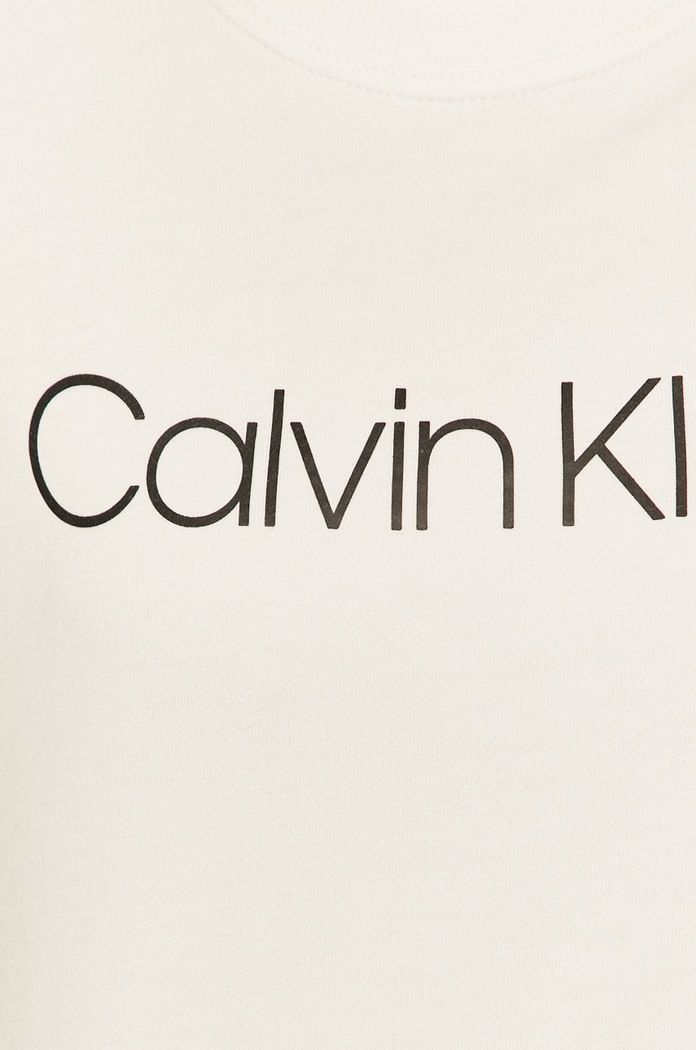 Calvin Klein hanorac de bumbac K20K202157 alb