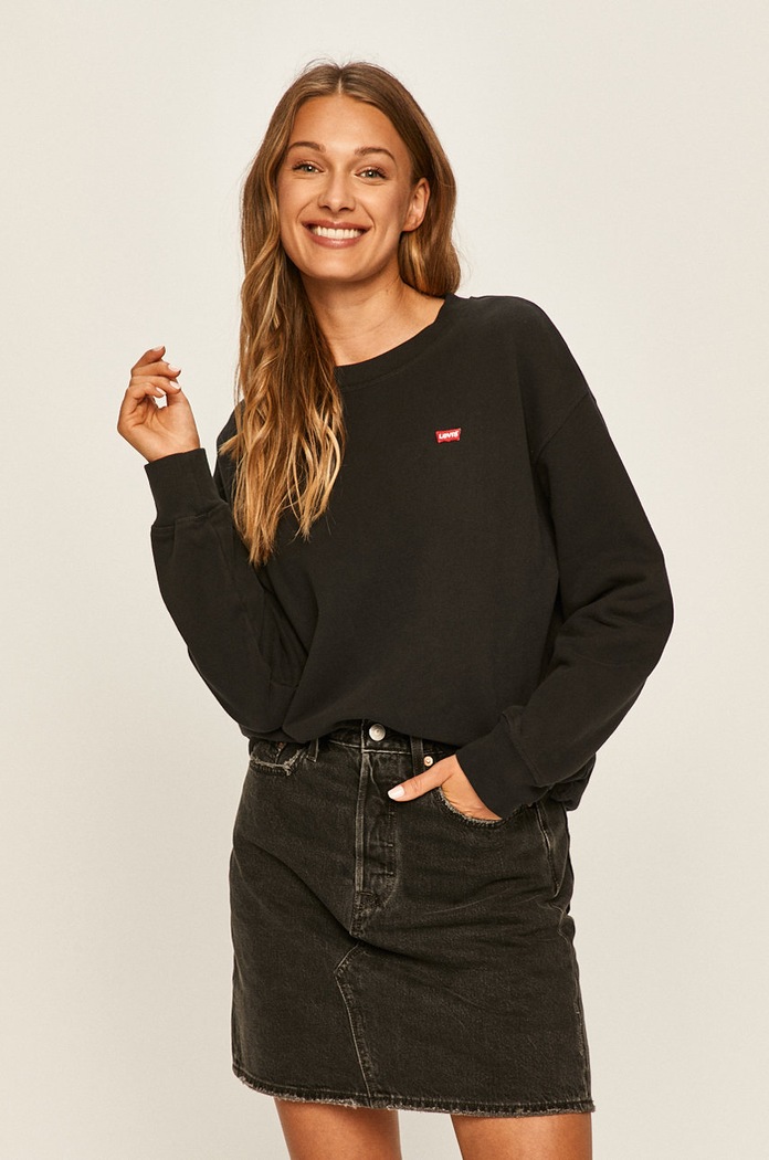 Levi's - Суичър памук черен 24688.0006