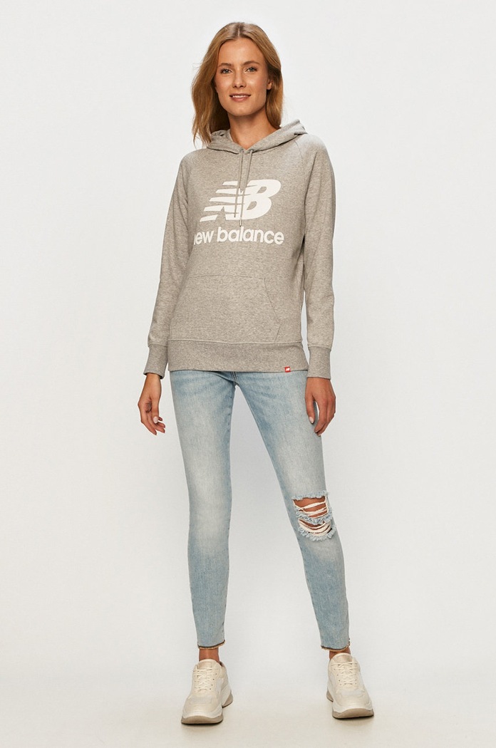 New Balance - Mikina WT03550AG WT03550AG šedá AW20