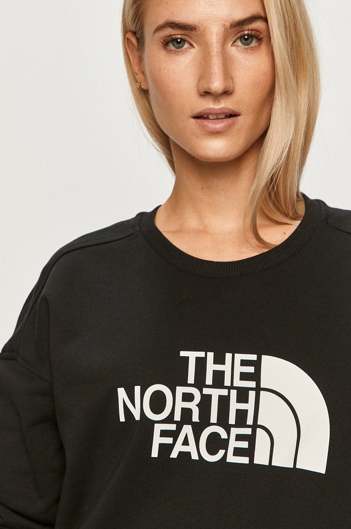 The North Face - Bavlnená mikina čierna NF0A3S4GJK31