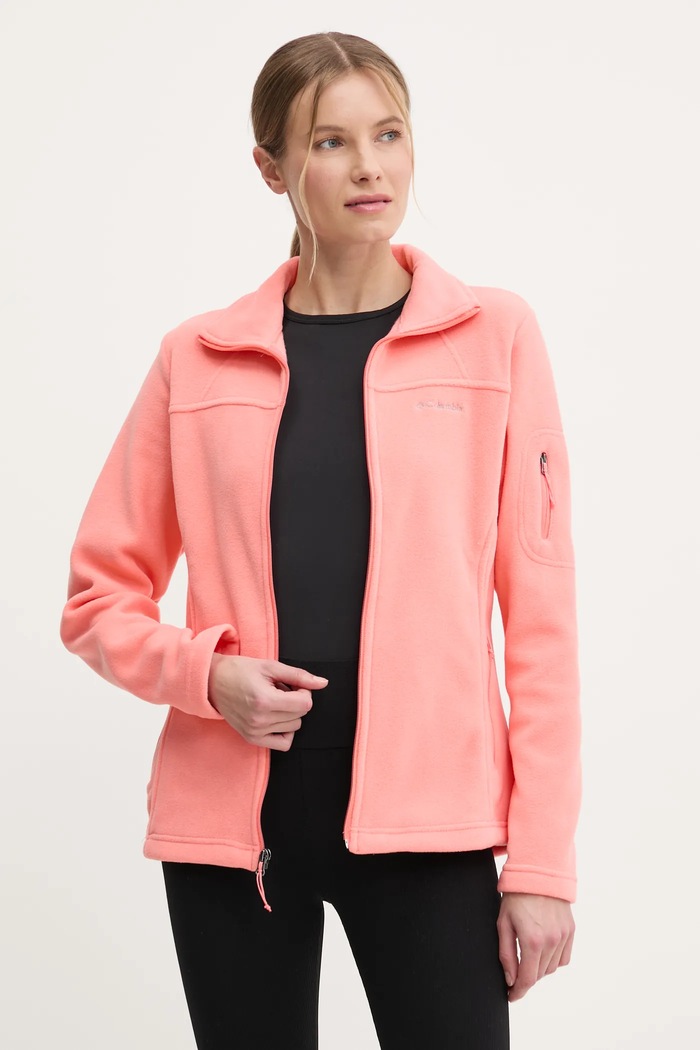 Columbia bluza sportowa Fast Trek bez kaptura pomarańczowy 1465351.