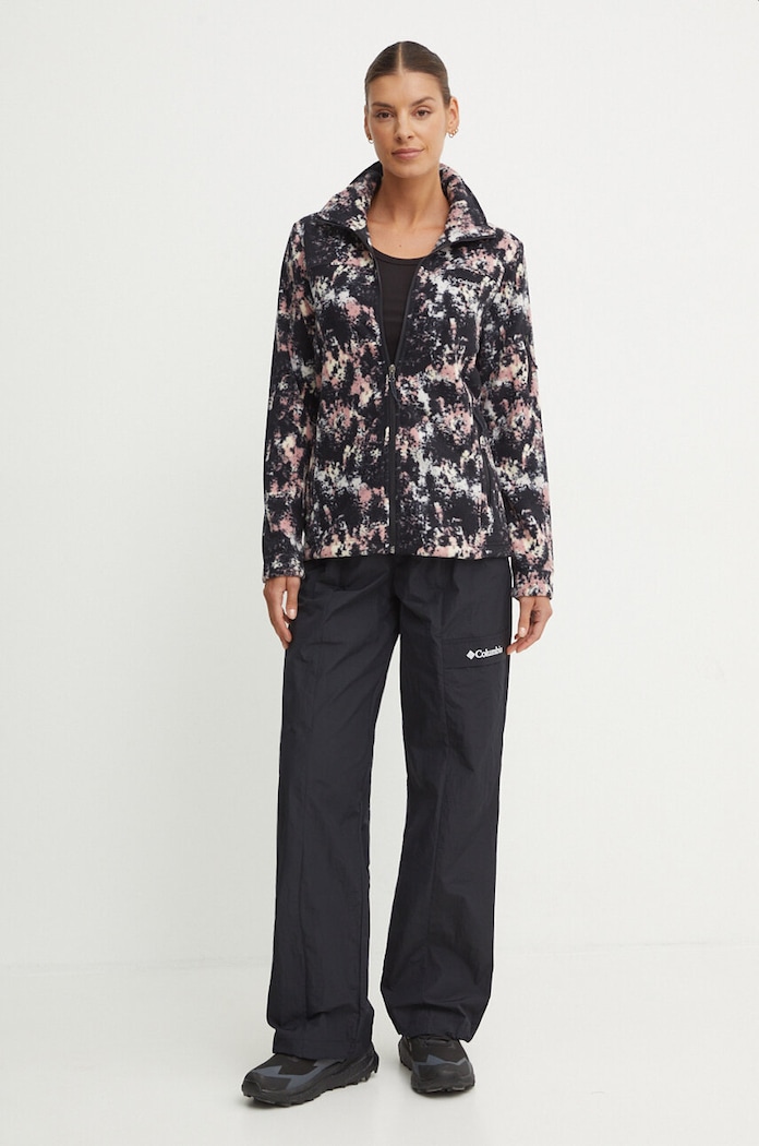Sportovní mikina Columbia Fast Trek Printed 1622211 černá AW24