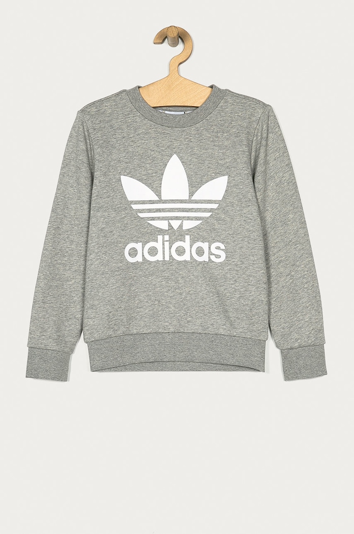 adidas Originals - Detská mikina 128-164 cm GD2709 bez kapucne sivá GD2709
