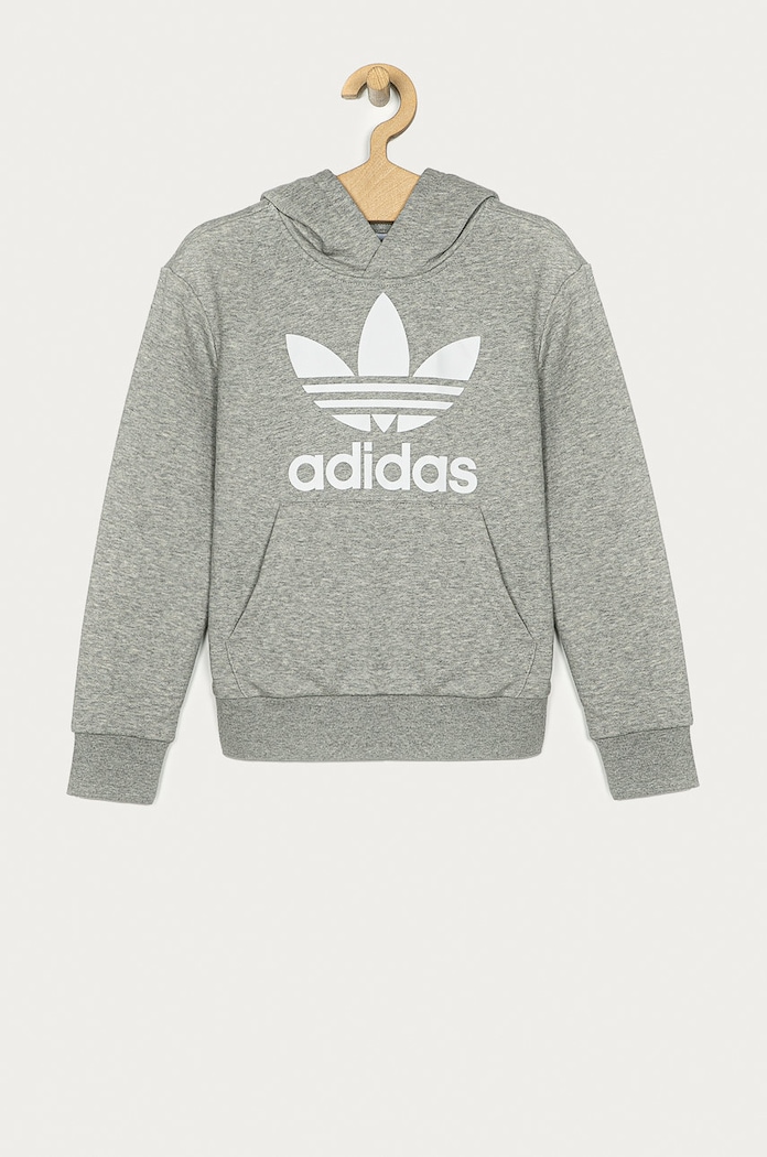 adidas Originals - Детски суичър 128-164 cm GE1979 с качулка сив GE1979