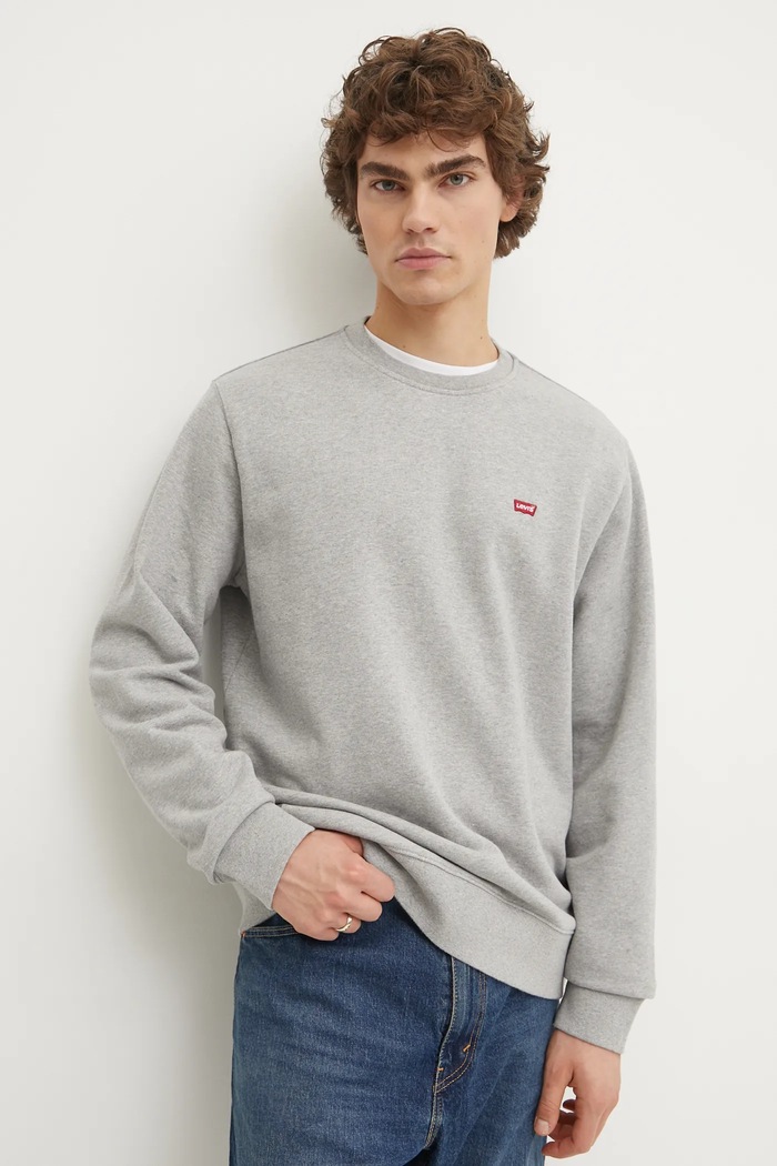 Levi's bluză uni gri 35909.0002