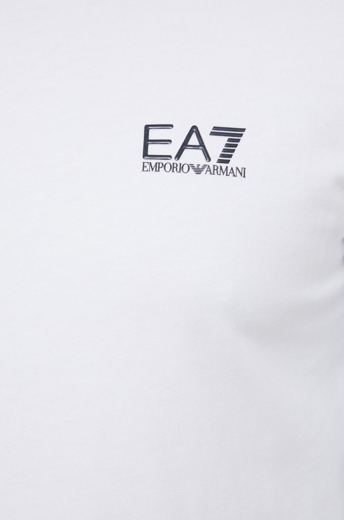 EA7 Emporio Armani - Tričko s dlhým rukávom 8NPM52.PJ05Z biela