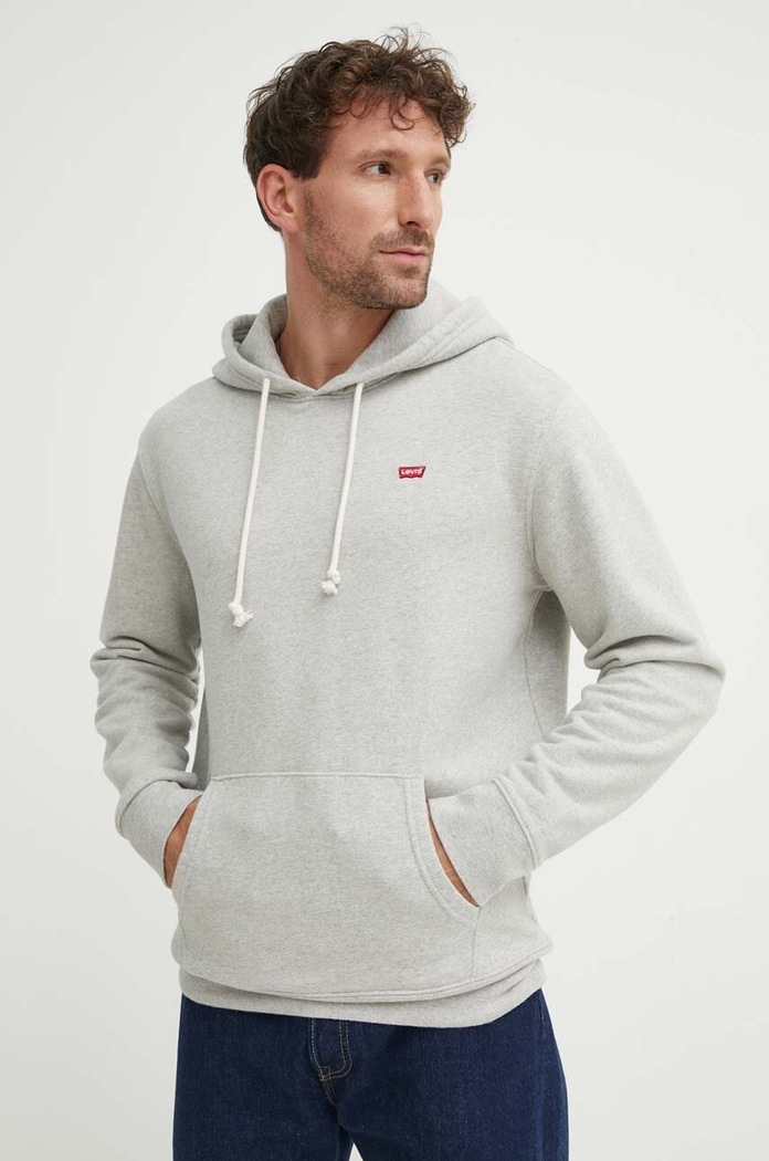 Levi's - Mikina bavlna sivá 34581.0000