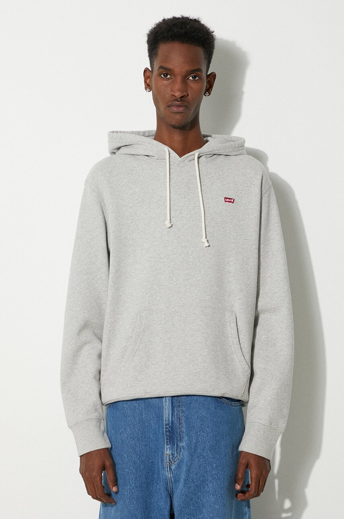 Levi's felpa semplice grigio 34581.0000