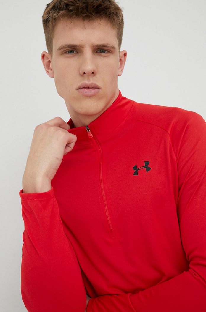 Longsleeve 1328495.602 Under Armour czerwony 1328495.602