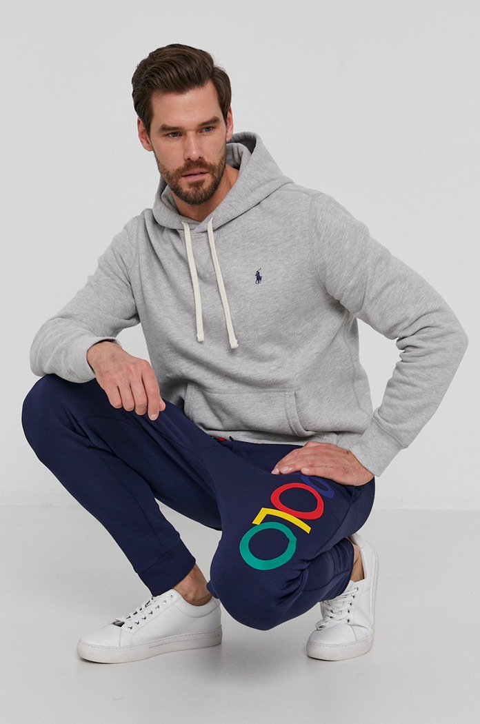 Μπλούζα Polo Ralph Lauren απλό γκρί 710766778006