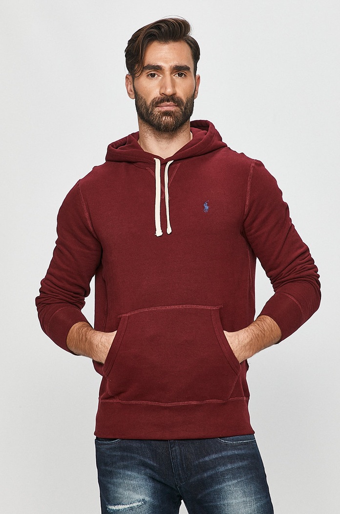 Polo Ralph Lauren Bluza 710766778025 bordowy 710766778025