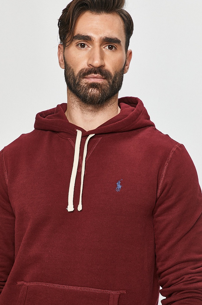 Bluza 710766778025 Polo Ralph Lauren 710766778025 bordowy