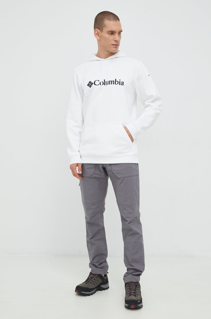 Columbia bluză CSC Basic Logo 1681664 alb SS24