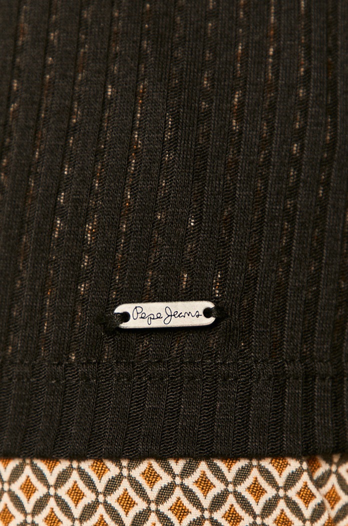 Pepe Jeans - Longsleeve Deborah negru PL504618
