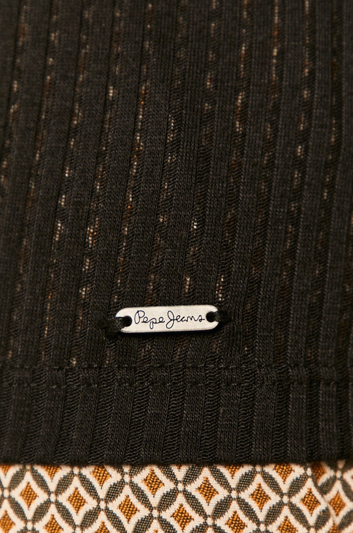 Pepe Jeans - Longsleeve Deborah negru PL504618