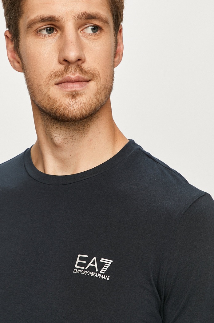 EA7 Emporio Armani longsleeve 8NPT55.PJM5Z granatowy 8NPT55.PJM5Z