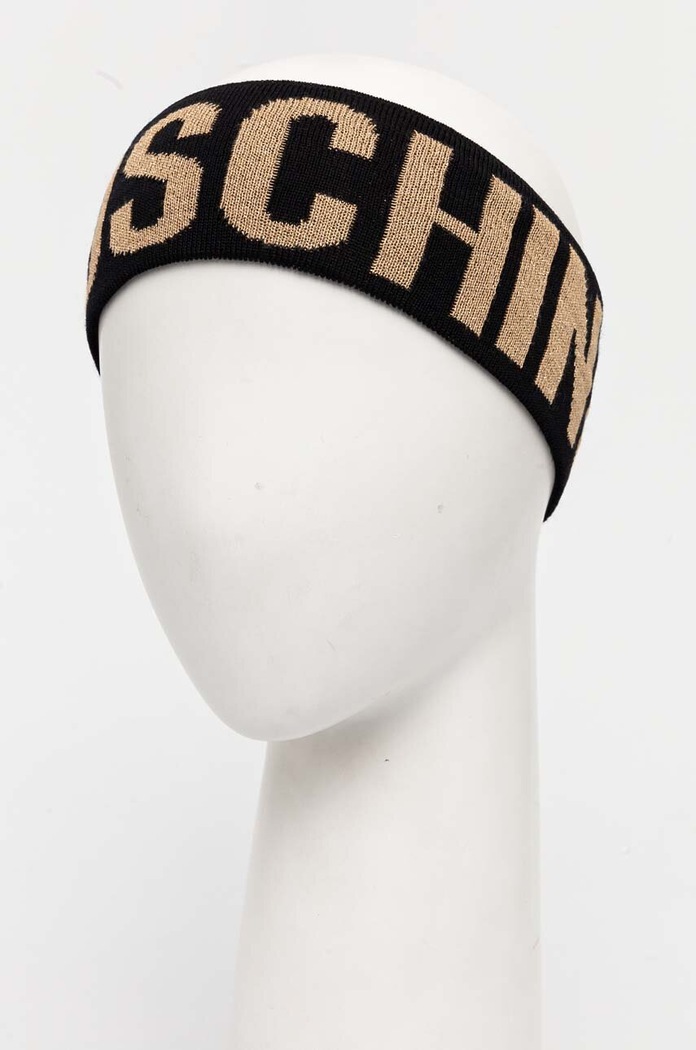 Akcesoria Moschino opaska wełniana M2338.65216 czarny
