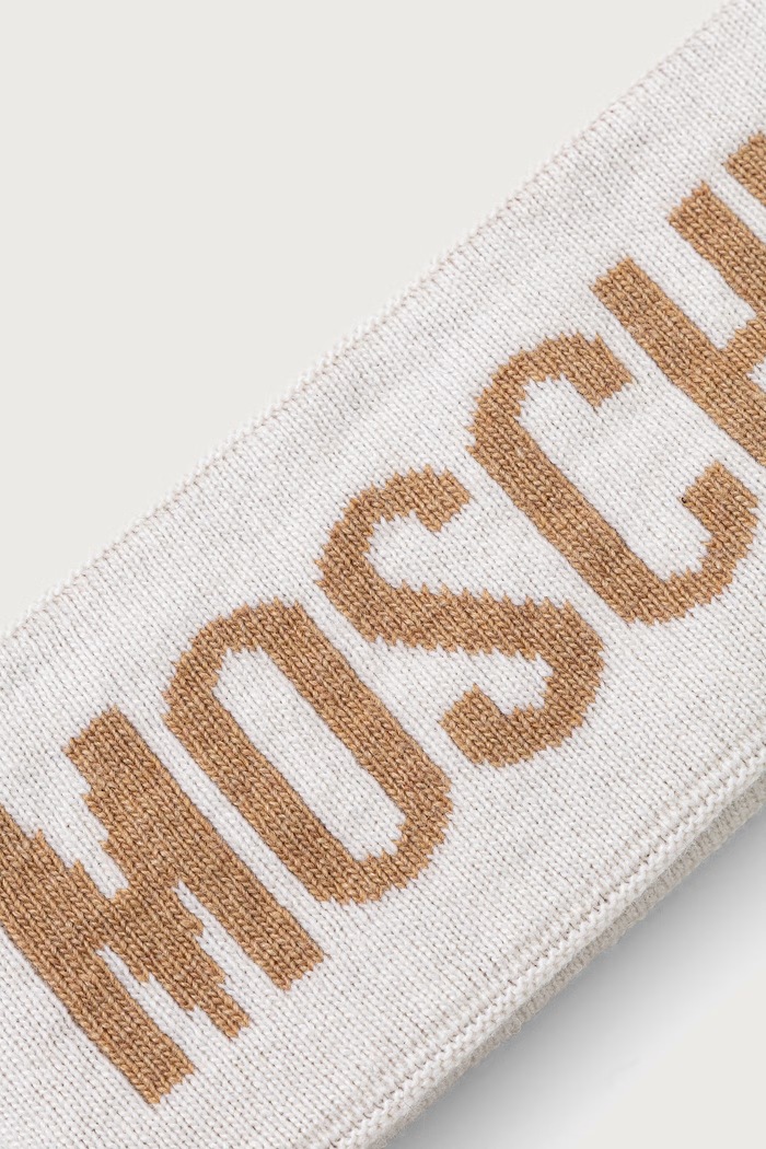 Moschino Fascia fermacappelli da donna con misto lana M2355.65235 beige AW25