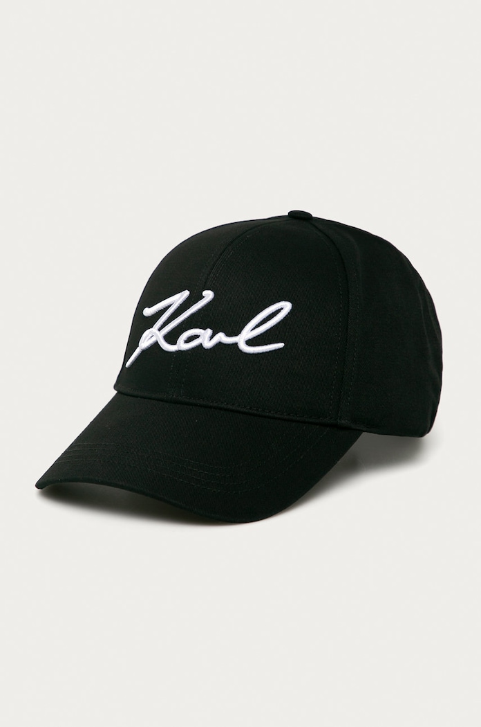 Karl Lagerfeld - Sapka aplikációval fekete 205W3405