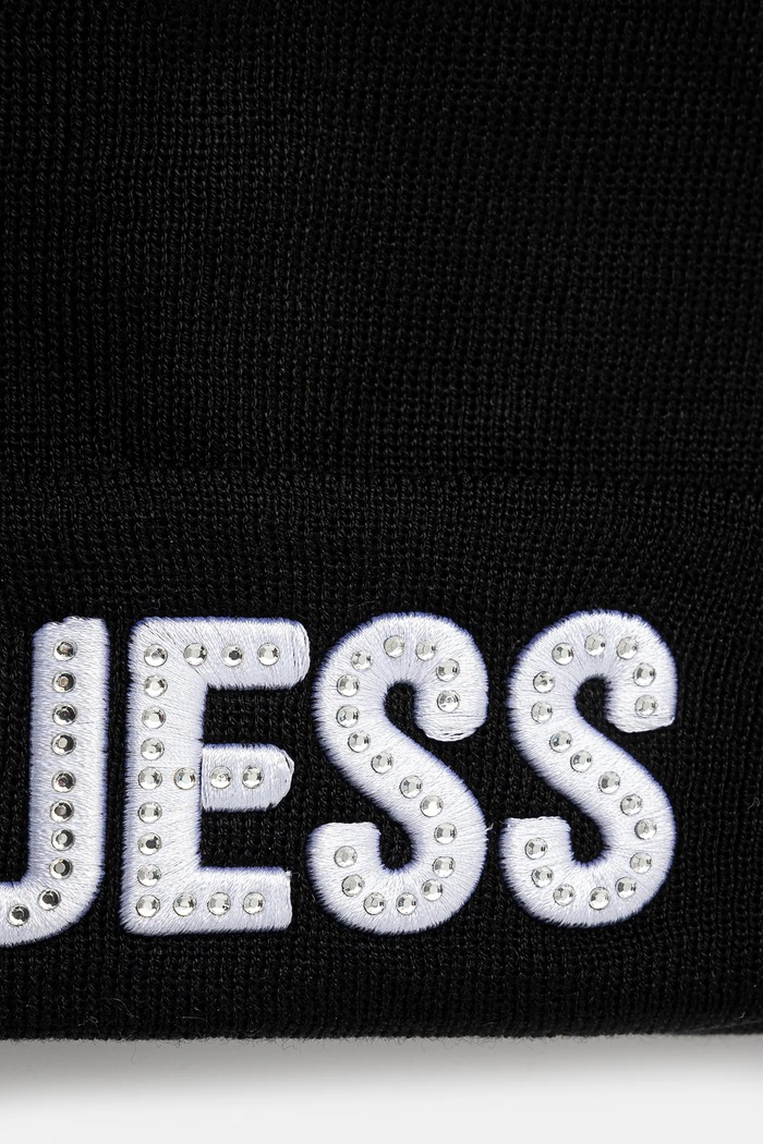 Djevojčice Guess Jeans - Dječja kapa J0BZ12.Z2Q00 crna