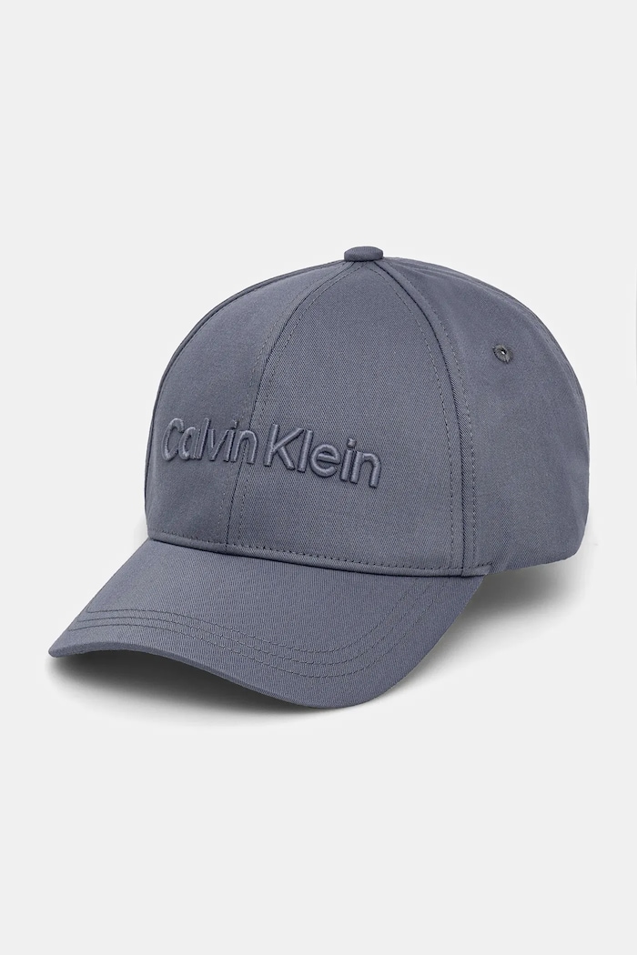 Calvin Klein șapcă de baseball din bumbac bumbac gri K50K505737