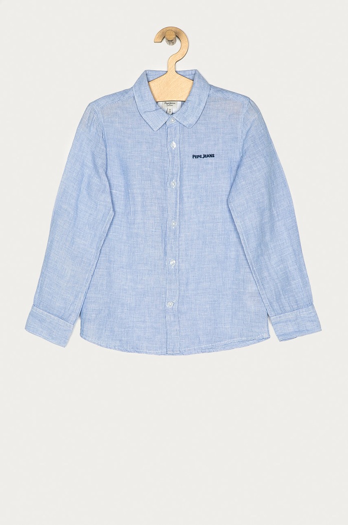 Pepe Jeans - Koszula dziecięca Theo 128-176 cm długi niebieski PB301950.551