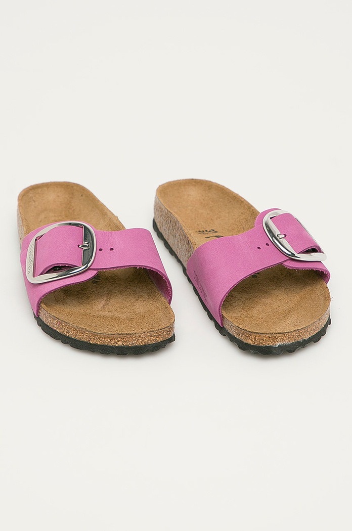 Birkenstock - Kožené šľapky Madrid Big Buckle 1017957 fialová AW20