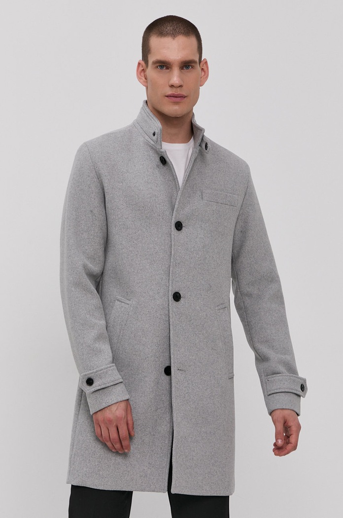 Premium by Jack&Jones - Płaszcz 12177644 szary