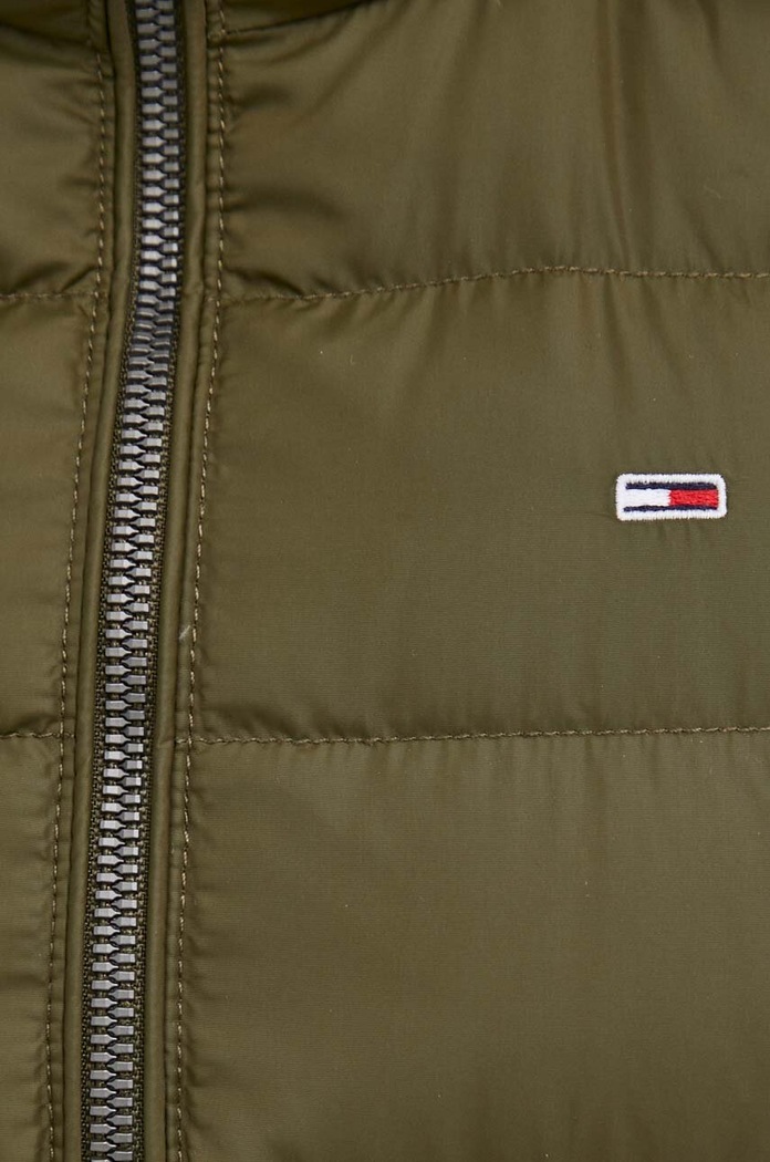 Μπουφάν με επένδυση από πούπουλα Tommy Jeans DW0DW08588 πράσινο