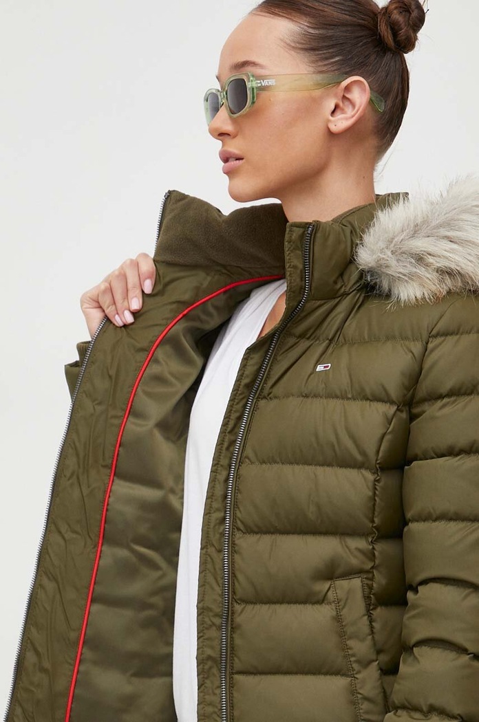 Μπουφάν με επένδυση από πούπουλα Tommy Jeans DW0DW08588