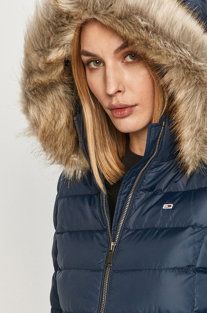 Tommy Jeans - Пухено яке DW0DW08588 тъмносин