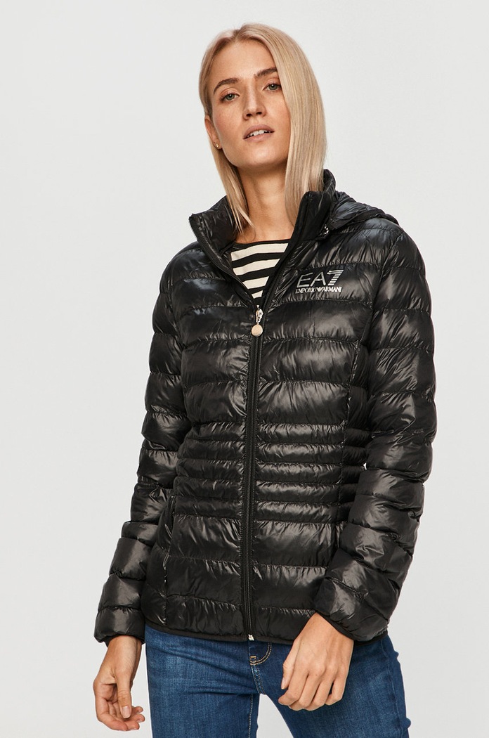 EA7 Emporio Armani jemné zateplenie čierna 8NTB23.TN12Z