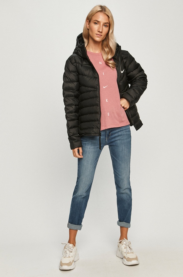 Nike Sportswear - Geaca de puf CU5094 negru AW20