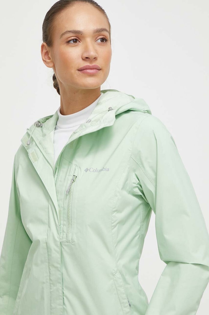Columbia kurtka outdoorowa Pouring Adventure II 1760071 zielony SS24