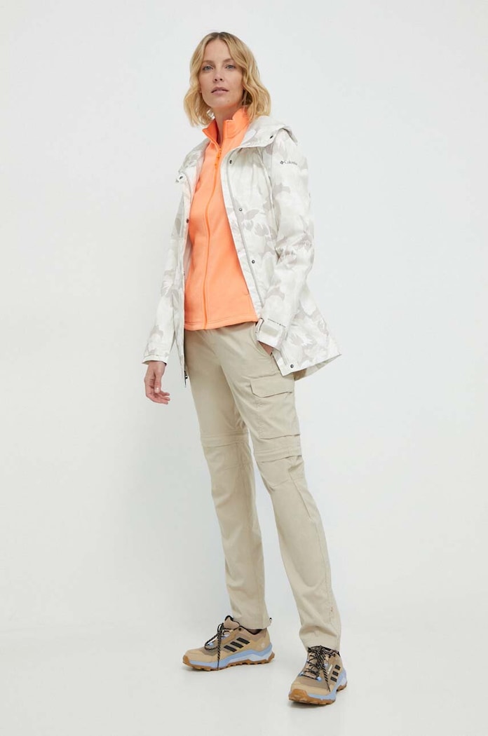 Columbia kurtka przeciwdeszczowa Splash A Little II Jacket 1771064 biały SS24