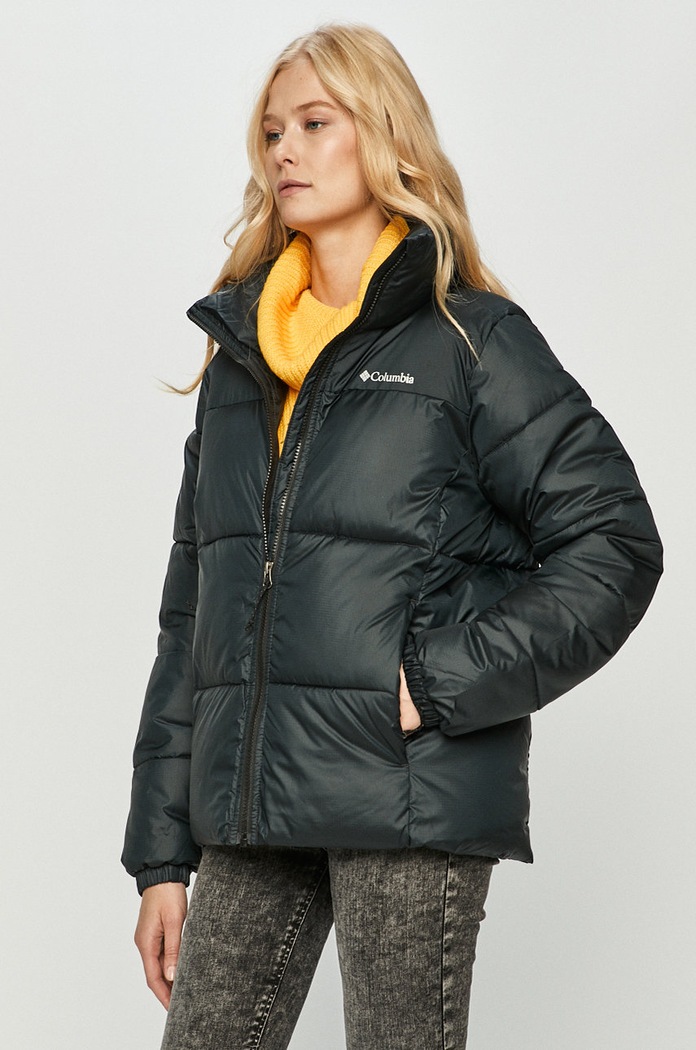 Bunda Columbia Puffect Jacket zateplené čierna 1864781
