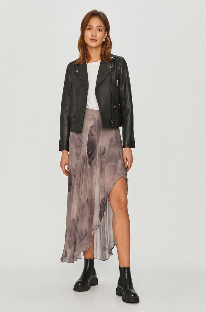 Karl Lagerfeld - Ramoneska skórzana 205W1900 205W1900 czarny AA00