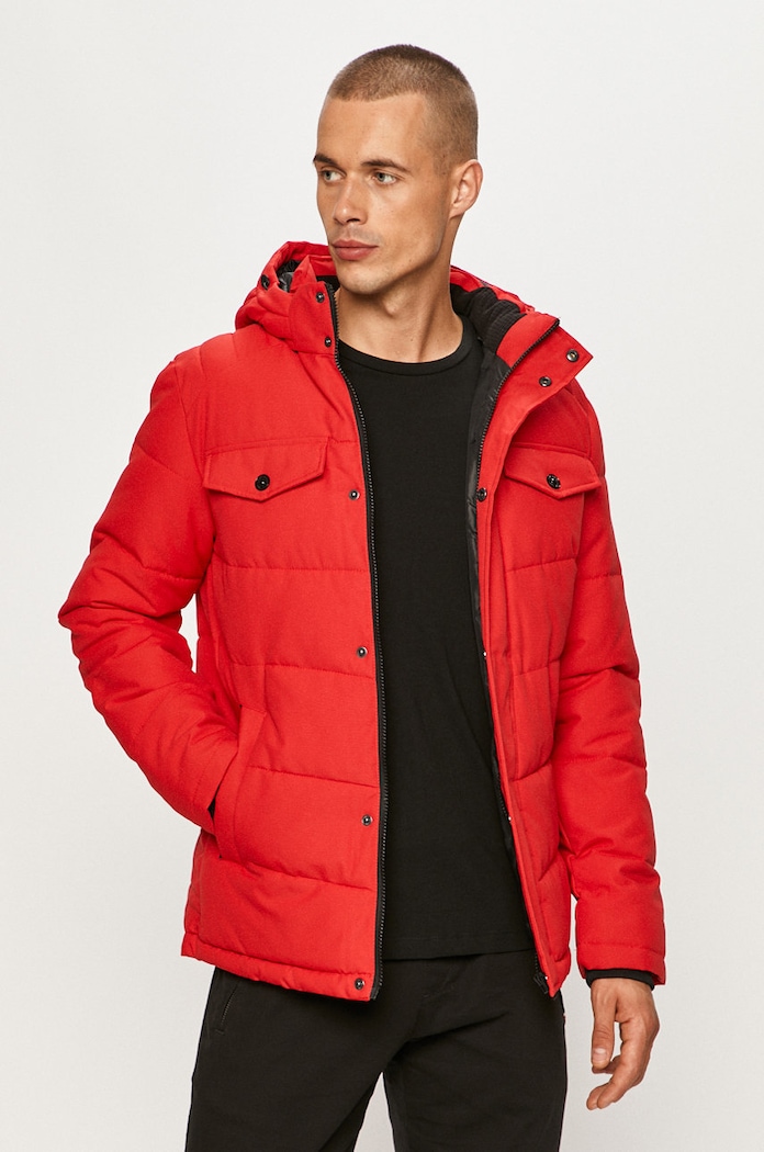 Jack & Jones kurtka pozostałe czerwony 12173872