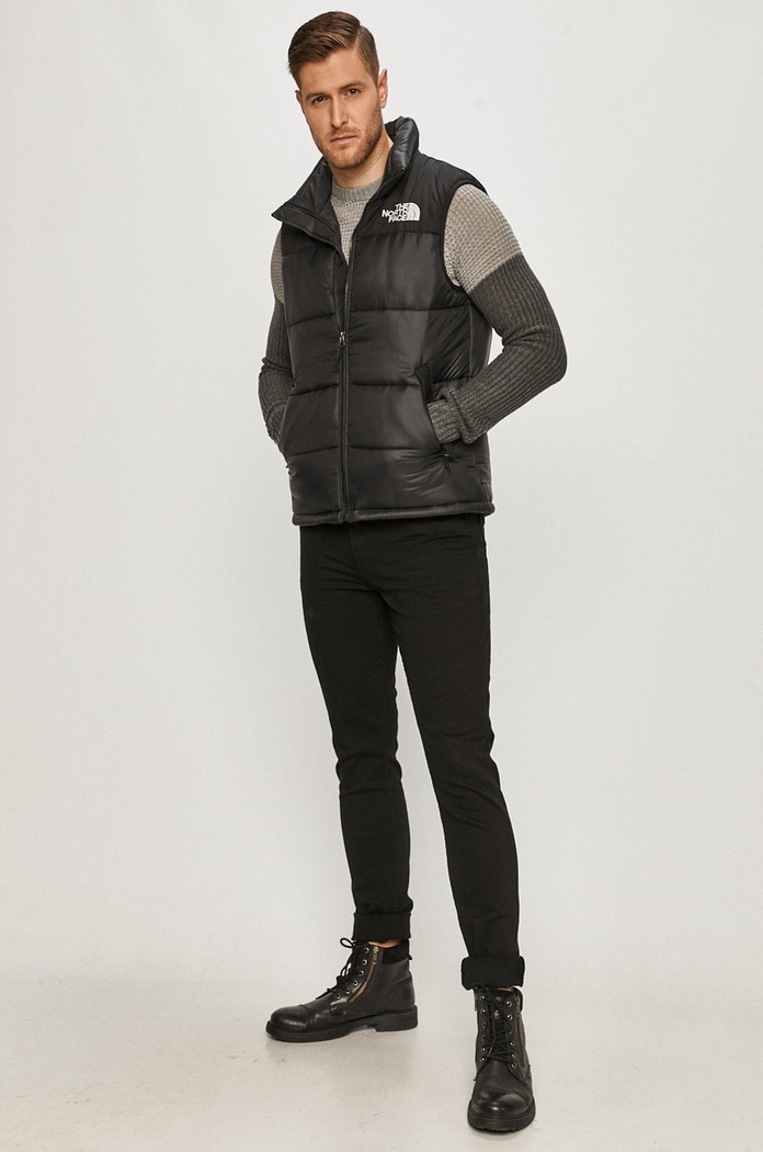 The North Face - Αμάνικο μπουφάν NF0A4QZ4JK31 μαύρο SS24