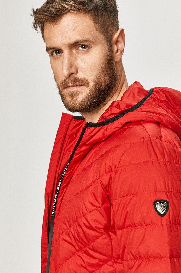 EA7 Emporio Armani - Пуховая куртка красный 8NPB07.PNE1Z