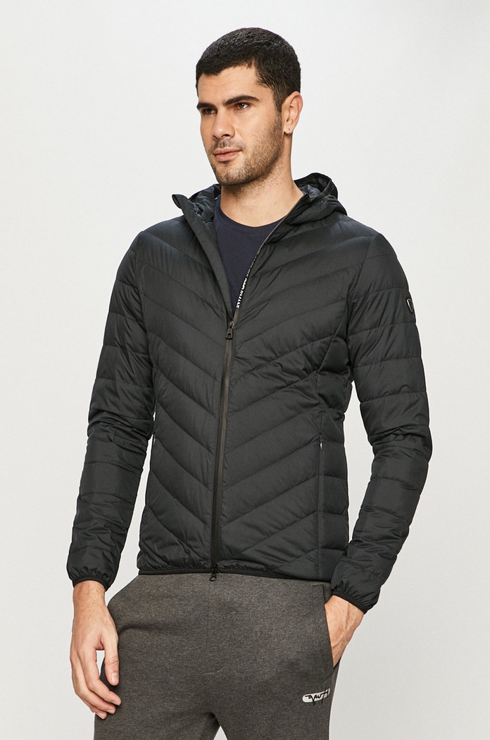 EA7 Emporio Armani - Geaca de puf cu captuseala bleumarin 8NPB07.PNE1Z