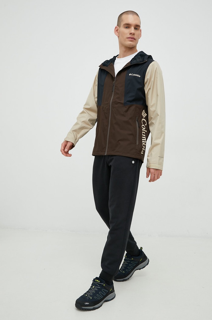 Turistická bunda Columbia Inner Limits Ii Jacket 1893991 hnedá AW23